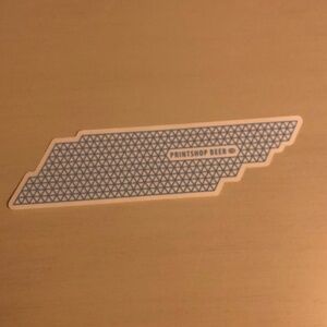 Printshop Beer (Knoxville, TN) Decal (NEW)